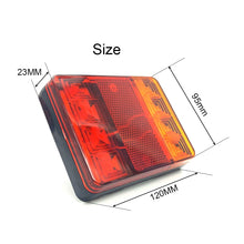 Load image into Gallery viewer, 2 PCS CNSUNNY LIGHT DC 12V Car Truck Trailer Caravans LED Rear Tail Warning Brake Lights, Warning Brake Lights