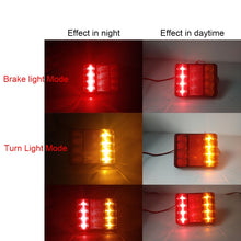 Load image into Gallery viewer, 2 PCS CNSUNNY LIGHT DC 12V Car Truck Trailer Caravans LED Rear Tail Warning Brake Lights, Warning Brake Lights