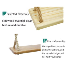 Load image into Gallery viewer, Outdoor Swing Indoor Balcony Children Adult Solid Wood Swing