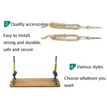 Load image into Gallery viewer, Outdoor Swing Indoor Balcony Children Adult Solid Wood Swing