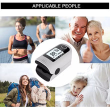 Load image into Gallery viewer, X1805 Oxygen Saturation Detector Medical Monitoring Heart Rate Finger Clip Oximeter, Green, Black, Blue