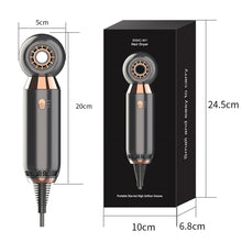 Load image into Gallery viewer, Mdjc-806 Travel Leafless Mini Hair Dryer Hotel Wall-Mounted Hair Dryer, US Plug, EU Plug, UK Plug, AU Plug