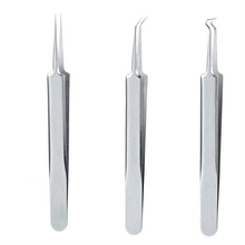 Load image into Gallery viewer, 5pcs /Set Acne Needle Stainless Steel Acne Clamp Squeeze Acne Blackhead Tool, 2 in 1, 5 in 1