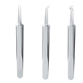 5pcs /Set Acne Needle Stainless Steel Acne Clamp Squeeze Acne Blackhead Tool, 5 in 1