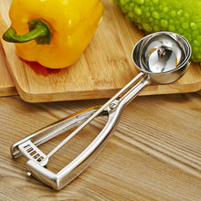 Load image into Gallery viewer, Stainless Steel Ice Cream Spoon Scooper Fruit Scoop, 39mm, 44mm, 50mm, 55mm, 59mm