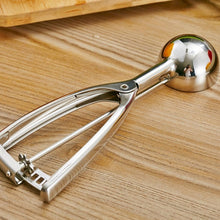 Load image into Gallery viewer, Stainless Steel Ice Cream Spoon Scooper Fruit Scoop, 39mm, 44mm, 50mm, 55mm, 59mm
