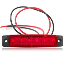 Load image into Gallery viewer, 4 PCS 12V 6 SMD Auto Car Bus Truck Wagons External Side Marker Lights LED Trailer Indicator Light Rear Side Lamp