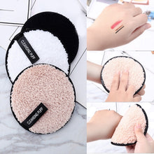 Load image into Gallery viewer, 3 PCS Microfiber Cloth Pads Remover Face Cleansing Towel Reusable Cleansing Makeup