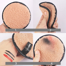 Load image into Gallery viewer, 3 PCS Microfiber Cloth Pads Remover Face Cleansing Towel Reusable Cleansing Makeup
