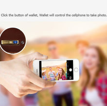 Load image into Gallery viewer, Men Leather Business Wallet Smart Anti-Lost Anti-Theft Wallet, Smart