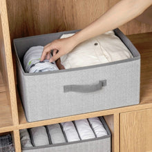 Load image into Gallery viewer, Non-woven Drawer Storage Box Square Uncovered Clothing Debris Sorting Box, 16L, 23L, 29L