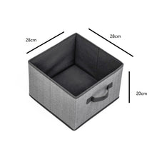 Load image into Gallery viewer, Non-woven Drawer Storage Box Square Uncovered Clothing Debris Sorting Box, 16L, 23L, 29L