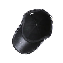 Load image into Gallery viewer, Jamont 9553 PU Leather Autumn and Winter Baseball Cap Embossed Outdoor Peaked Cap, Black, Light Coffee, Dark Coffee