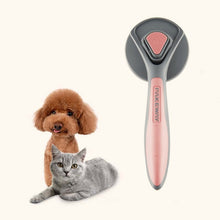 Load image into Gallery viewer, Pet Self-Cleaning Comb Cat Comb Dog Needle Comb Cat Hair Removal Comb Floating Brush, Cherry Blossom Color, Fresh Mint, Gentleman Ash