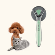 Load image into Gallery viewer, Pet Self-Cleaning Comb Cat Comb Dog Needle Comb Cat Hair Removal Comb Floating Brush, Cherry Blossom Color, Fresh Mint, Gentleman Ash