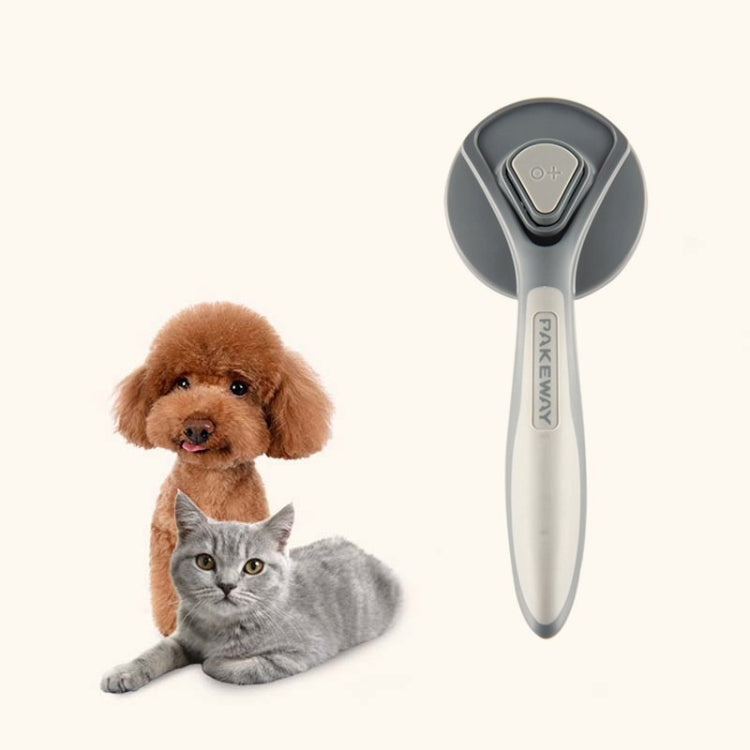 Pet Self-Cleaning Comb Cat Comb Dog Needle Comb Cat Hair Removal Comb Floating Brush, Cherry Blossom Color, Fresh Mint, Gentleman Ash