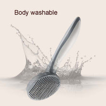 Load image into Gallery viewer, Pet Self-Cleaning Comb Cat Comb Dog Needle Comb Cat Hair Removal Comb Floating Brush, Cherry Blossom Color, Fresh Mint, Gentleman Ash
