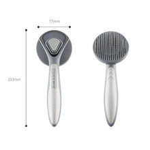 Load image into Gallery viewer, Pet Self-Cleaning Comb Cat Comb Dog Needle Comb Cat Hair Removal Comb Floating Brush, Cherry Blossom Color, Fresh Mint, Gentleman Ash
