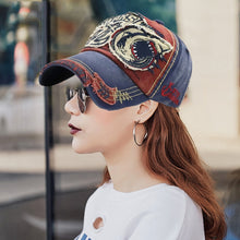 Load image into Gallery viewer, 13948 Shark Pattern Washable Baseball Cap Spring and Autumn Sun Hat