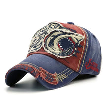 Load image into Gallery viewer, 13948 Shark Pattern Washable Baseball Cap Spring and Autumn Sun Hat