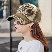 Load image into Gallery viewer, 13948 Shark Pattern Washable Baseball Cap Spring and Autumn Sun Hat