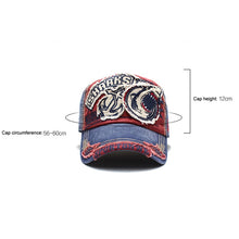 Load image into Gallery viewer, 13948 Shark Pattern Washable Baseball Cap Spring and Autumn Sun Hat
