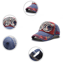 Load image into Gallery viewer, 13948 Shark Pattern Washable Baseball Cap Spring and Autumn Sun Hat