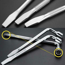 Load image into Gallery viewer, L-Type Car Tire Removal Tool Tire Wrench Socket Wrench, 17mm, 19mm, 21mm, 22mm, 23mm, 24mm