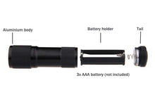 Load image into Gallery viewer, 9 LEDs 395NM Mini UV Flashlight Fluorescent Agent Detection Pen Security Light