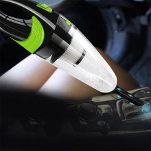 Load image into Gallery viewer, Wireless Car Vacuum Cleaner Handheld Mini Vacuum Cleaner Super Suction Wet And Dry Dual Use Portable Vacuum Cleaner, Transparent+Green, Black+Green, Pink+White