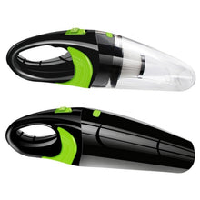 Load image into Gallery viewer, Wireless Car Vacuum Cleaner Handheld Mini Vacuum Cleaner Super Suction Wet And Dry Dual Use Portable Vacuum Cleaner, Transparent+Green, Black+Green, Pink+White