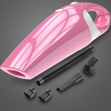 Load image into Gallery viewer, Wireless Car Vacuum Cleaner Handheld Mini Vacuum Cleaner Super Suction Wet And Dry Dual Use Portable Vacuum Cleaner, Transparent+Green, Black+Green, Pink+White