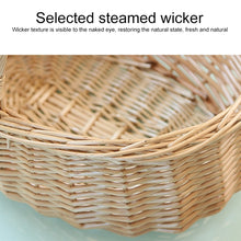 Load image into Gallery viewer, Hand-woven Picnic Basket Sackcloth Rattan Storage Basket, Small, Large