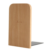 Load image into Gallery viewer, Anti-skid Bookends Shelf Holder Book Nature Wood Stand