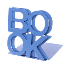 Load image into Gallery viewer, Alphabet Shaped Iron Metal Bookends Support Holder Desk Stands For Books