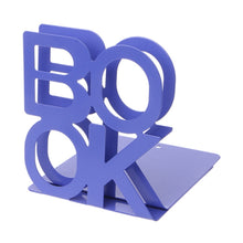 Load image into Gallery viewer, Alphabet Shaped Iron Metal Bookends Support Holder Desk Stands For Books