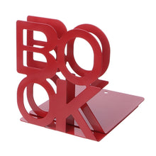 Load image into Gallery viewer, Alphabet Shaped Iron Metal Bookends Support Holder Desk Stands For Books