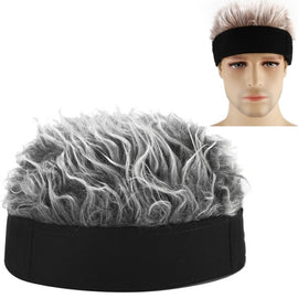 Wig Landlord Hat Retro Street Sailor Hat Skullcap without Eaves