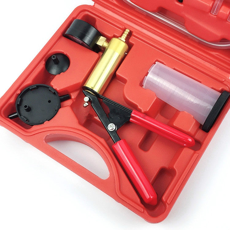 Manual Vacuum Pump Automobile Detector Repair Tool Automobile Brake Fluid Replacement Tool, Manual Vacuum Pump