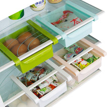 Load image into Gallery viewer, Multifunction Kitchen Refrigerator Storage Rack Fridge Freezer Shelf Holder Pull-out Drawer Organizer