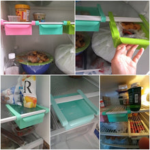 Load image into Gallery viewer, Multifunction Kitchen Refrigerator Storage Rack Fridge Freezer Shelf Holder Pull-out Drawer Organizer