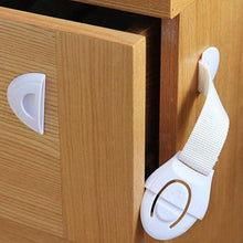 Load image into Gallery viewer, 10 PCS Cabinet Door Lock Kids Drawer Locker Security Invisible Locks for Home Storage Child Lock Baby Safety Cabinet Lock, 10 PCS