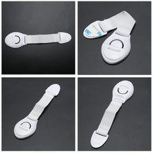 Load image into Gallery viewer, 10 PCS Cabinet Door Lock Kids Drawer Locker Security Invisible Locks for Home Storage Child Lock Baby Safety Cabinet Lock, 10 PCS