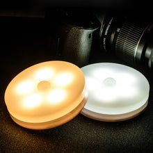 Load image into Gallery viewer, Intelligent Human Body Induction LED Night Light Control Bedroom Bedside Table Lamp, Battery Model, Rechargeable