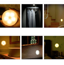 Load image into Gallery viewer, Intelligent Human Body Induction LED Night Light Control Bedroom Bedside Table Lamp, Battery Model, Rechargeable