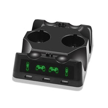 Load image into Gallery viewer, iPlay Gamepad Charger Multifunctional Charging Base For PS4 / PS4 Move / PS VR, For PS4 VR/PS VR/PS Move