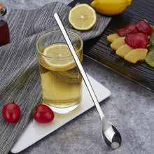 Load image into Gallery viewer, Stainless Steel Long-Handled Coffee Stirring Spoon Ice Cream Spoon