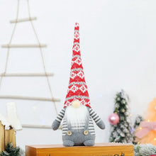 Load image into Gallery viewer, Christmas Decorations Faceless Elderly Dolls Forest Elderly Dolls Christmas Ornaments, (Red Long Hat), (Grey Long Hat)