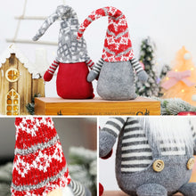 Load image into Gallery viewer, Christmas Decorations Faceless Elderly Dolls Forest Elderly Dolls Christmas Ornaments, (Red Long Hat), (Grey Long Hat)
