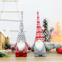 Load image into Gallery viewer, Christmas Decorations Faceless Elderly Dolls Forest Elderly Dolls Christmas Ornaments, (Red Long Hat), (Grey Long Hat)
